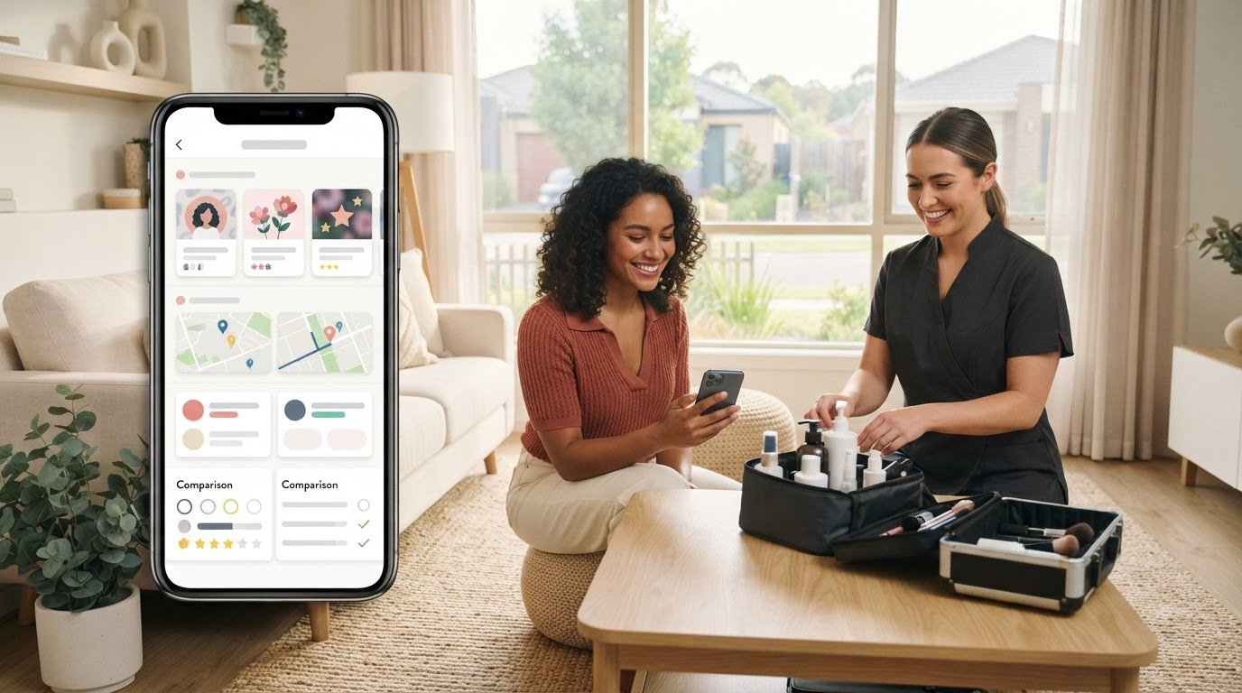 Mobile Beauty Services App: Compare Your Options and Book with Confidence